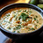 Keto Chicken Chili, Low-Carb Chili, White Chicken Chili, Keto Soup, Creamy Chicken Chili