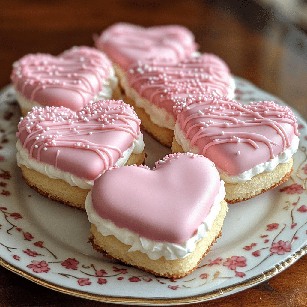 valentine cakes, Little Debbie copycat, homemade cakes, marshmallow filling, Valentine's Day treats, cake balls, almond bark cake