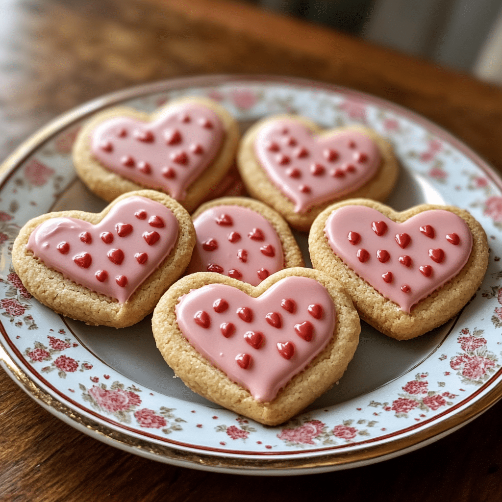 Valentine cookies, strawberry cookies, white chocolate drizzle, easy cookies, Valentine's Day treats