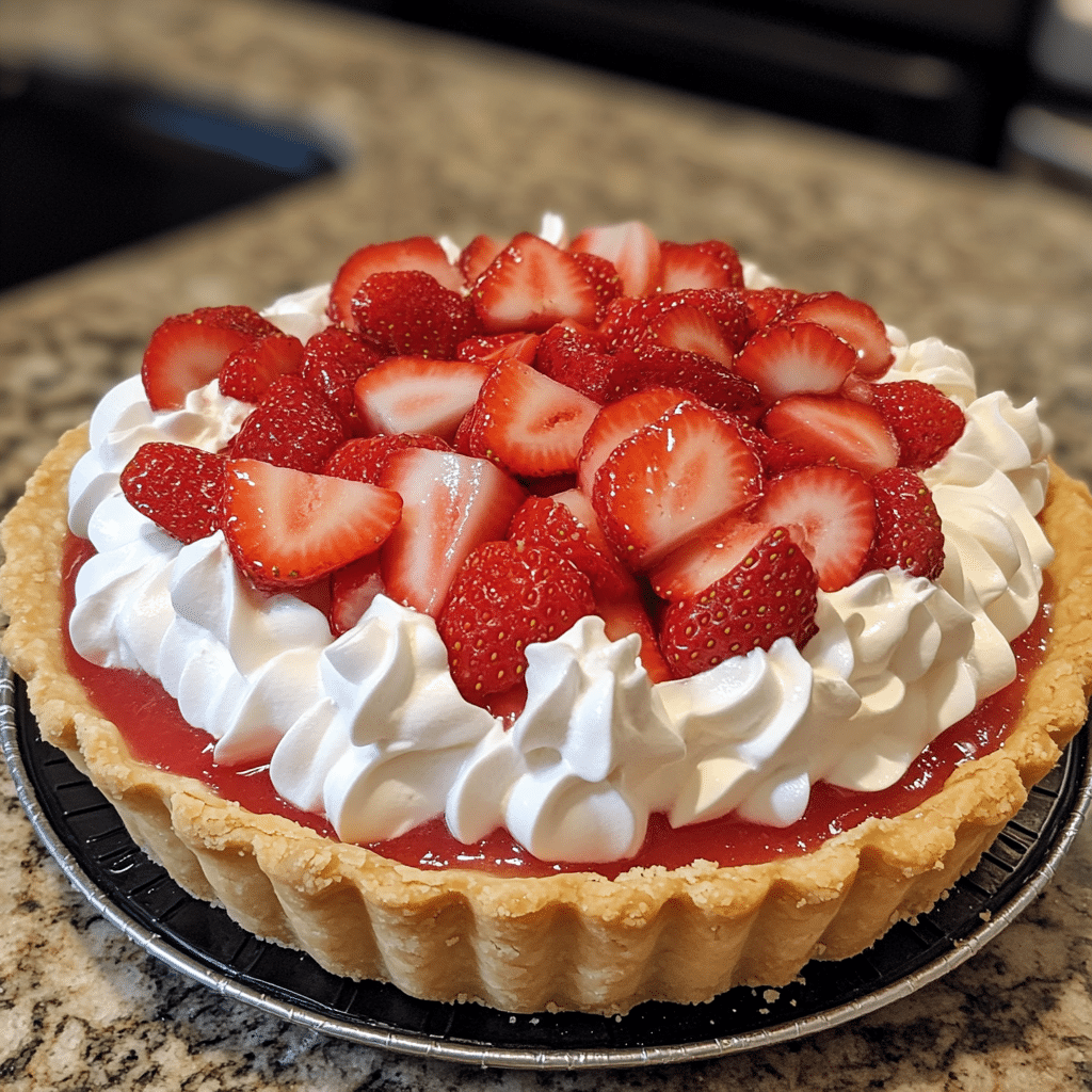 Strawberry Cream Pie, No-bake Pie, Cream Pie, Strawberry Dessert, Summer Pie