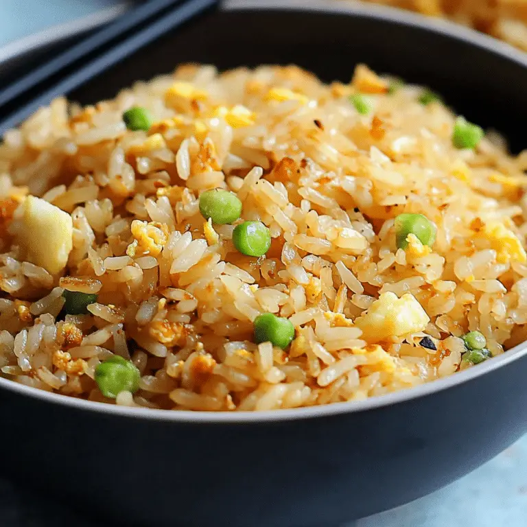 Easy Garlic Fried Rice | Homemade Menus
