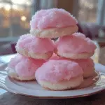 cotton candy cookies, fun cookies, birthday cookies, colorful cookies, sweet cookies, cotton candy dessert, soft cookies, chewy cookies