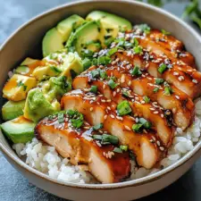 Easy Sticky Chicken Rice Bowl-image