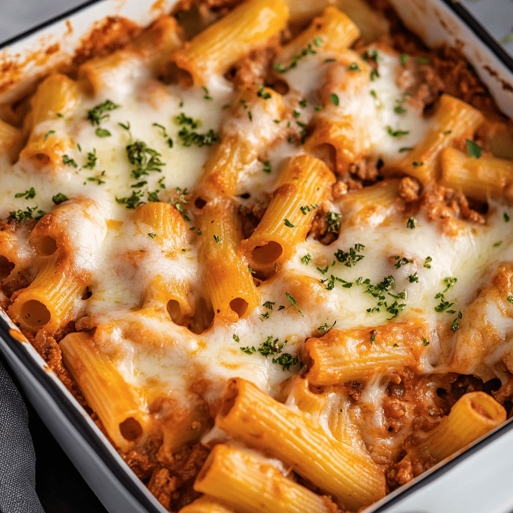 Baked Rigatoni Pasta Recipe