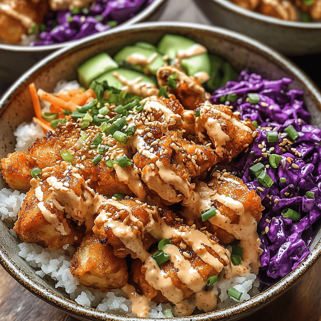 Bang Bang Chicken Bowls