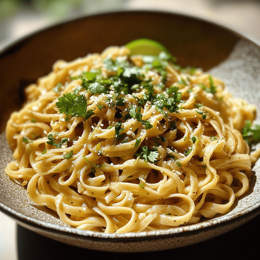 Cilantro Lime Noodles