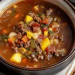 Cowboy Soup with Ground Beef