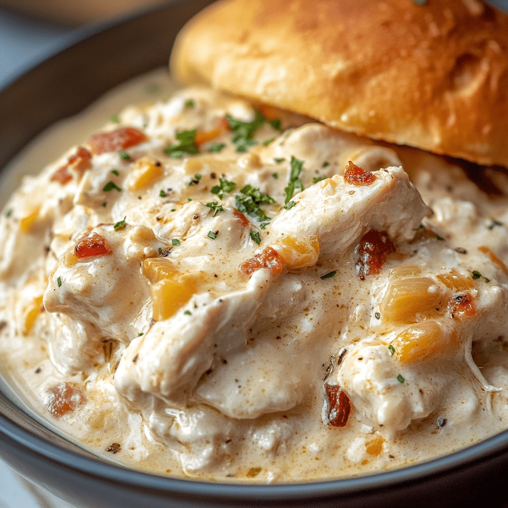 Creamy Crockpot Crack Chicken