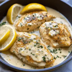 Creamy Lemon Chicken with Parmesan Sauce