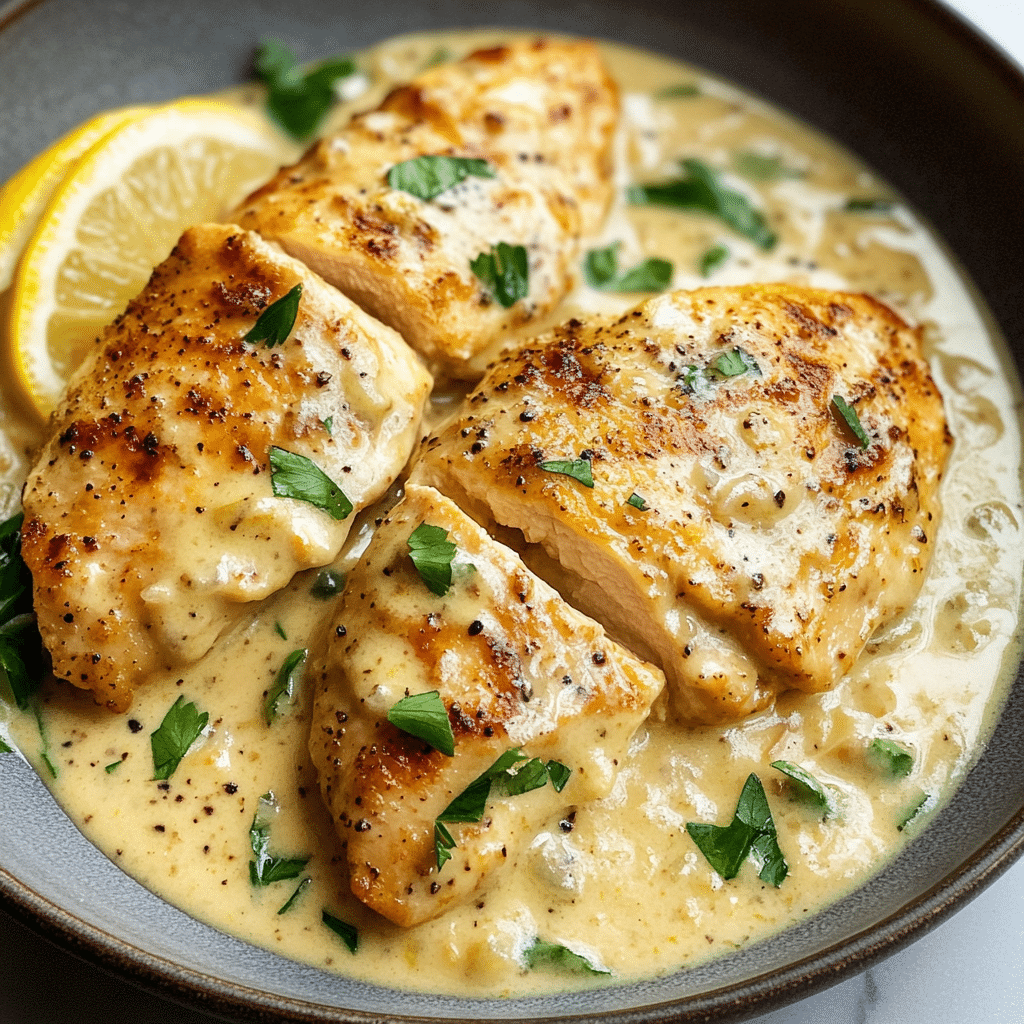 Creamy Lemon Pepper Chicken