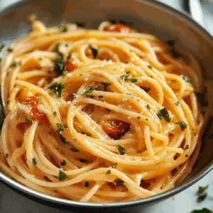 Garlic Butter Tomato Pasta