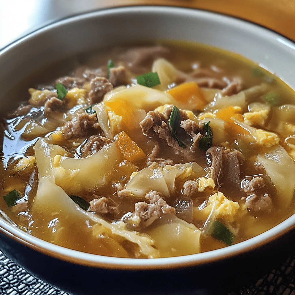 Gluten-Free Egg Roll Soup
