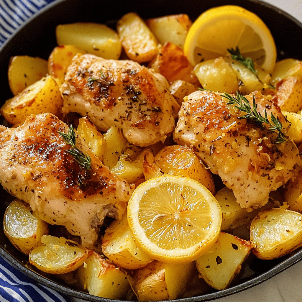 Greek Lemon Chicken & Potatoes