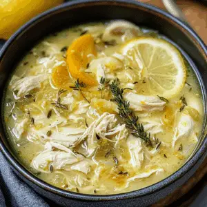 Greek Lemon Chicken Soup