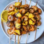 Grilled Shrimp Pineapple Skewers