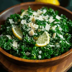 Lemon Parmesan Kale Salad