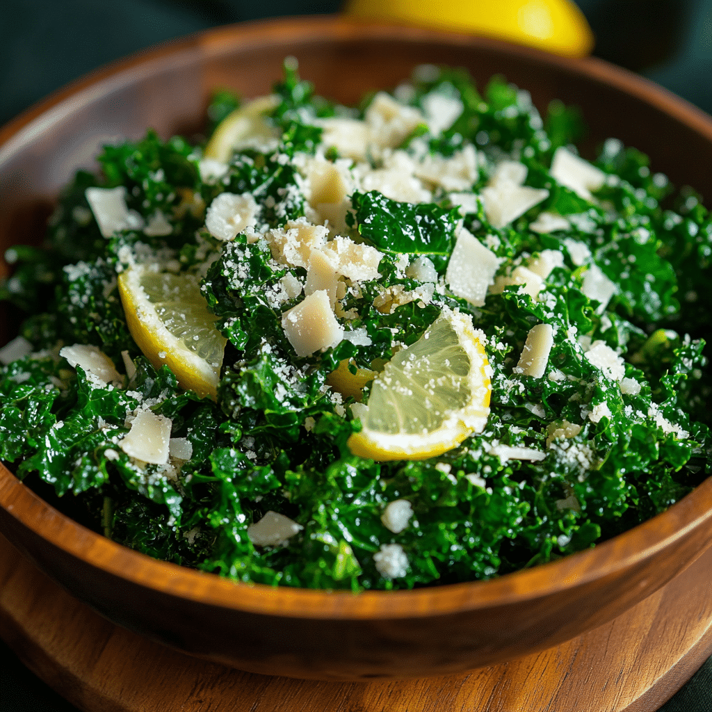 Lemon Parmesan Kale Salad