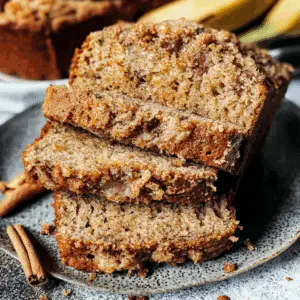 Moist Banana Bread with Cinnamon