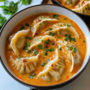 Red Curry Dumpling Soup