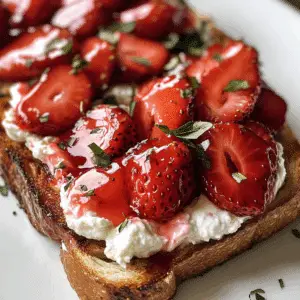 Strawberry Ricotta Toast