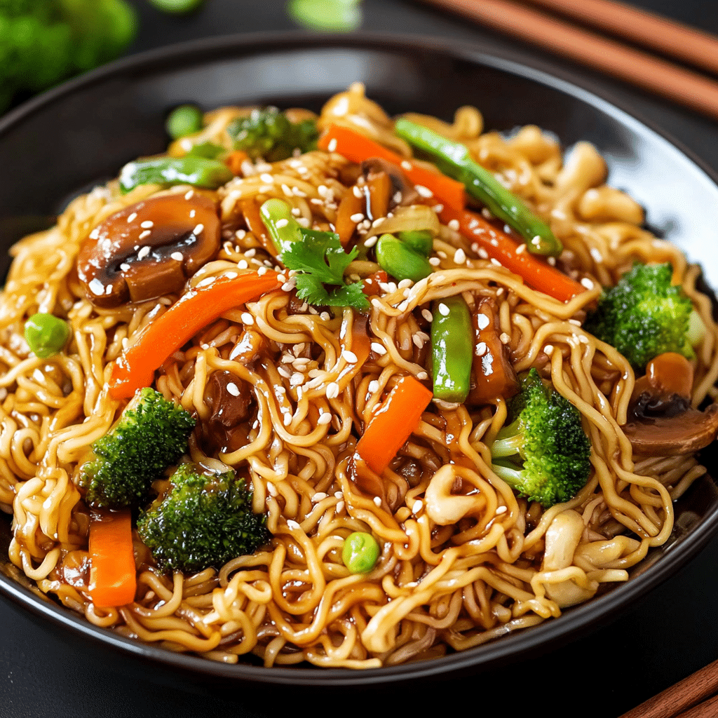 Teriyaki Noodles with Veggies