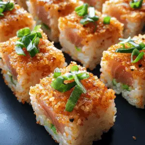 Tuna Crispy Rice Bites