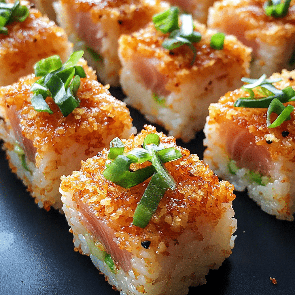 Tuna Crispy Rice Bites