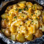 Cheesy Campfire Potatoes