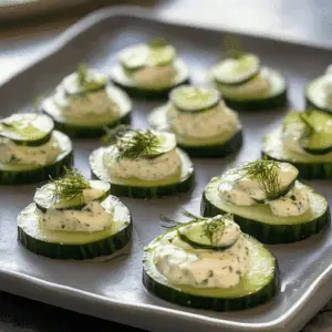 Dilly Cucumber Bites