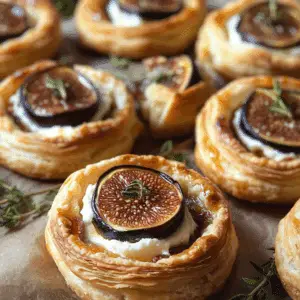 Fig and Goat Cheese Puff Pastry
