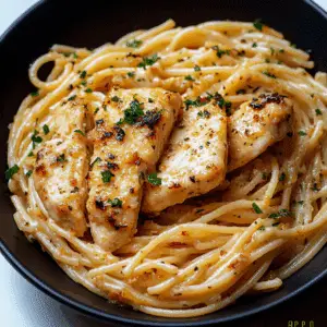 Garlic Butter Chicken Pasta