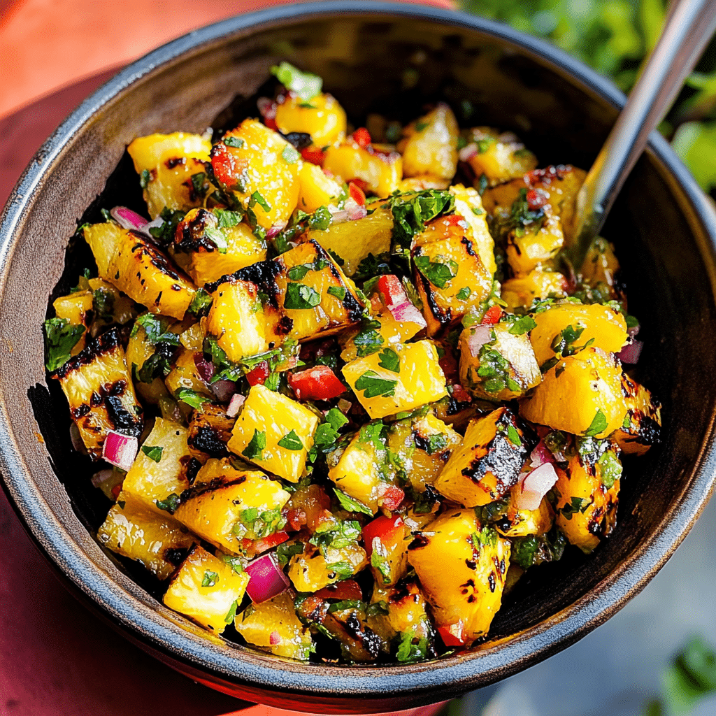 Grilled Pineapple Salsa