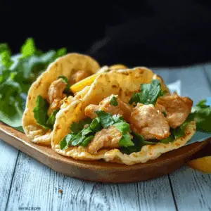 Lemon Chicken Cloud Bread Tacos