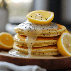 Lemon Poppy Seed Pancakes