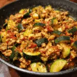 Low Carb Turkey Zucchini Skillet