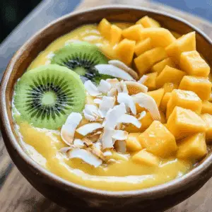 Mango Pineapple Smoothie Bowl