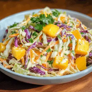 Spicy Mango Coleslaw