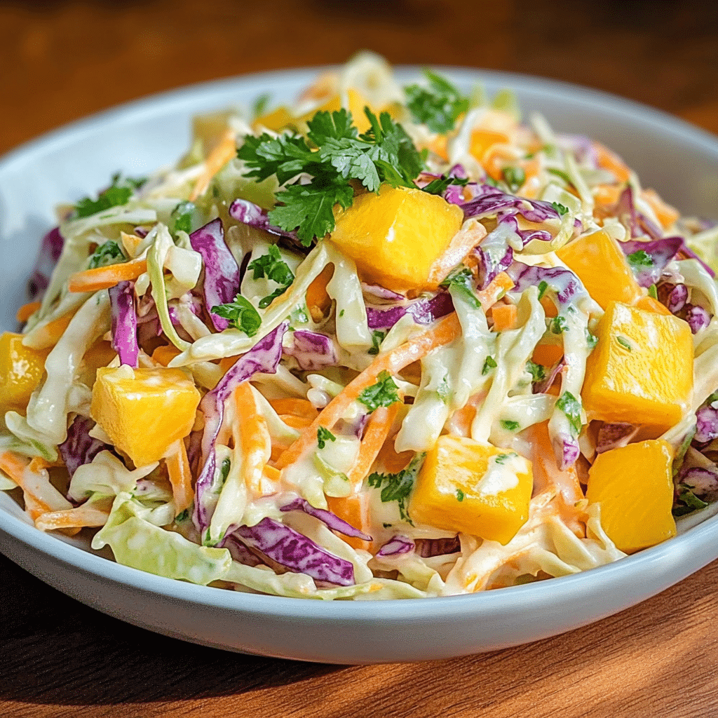 Spicy Mango Coleslaw