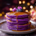 Ube Mochi Pancakes