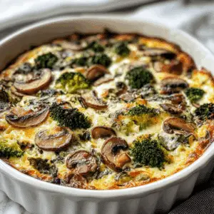 Veggie-Packed Cottage Cheese Egg Bake