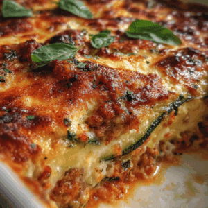 Zucchini Lasagna with Turkey