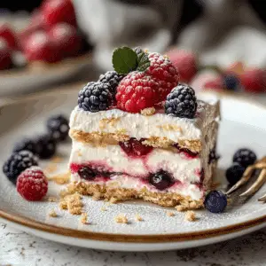 Berry Icebox Cake