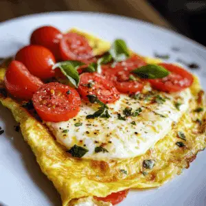 Caprese Omelette