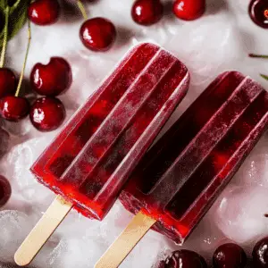 Cherry Cola Popsicles