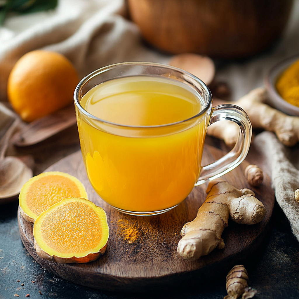 Cozy Ginger-Turmeric Herbal Tea Recipe