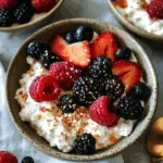 Easy Cottage Cheese Fruit Bowls