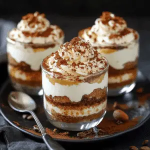 Eggless Tiramisu Trifle Cups