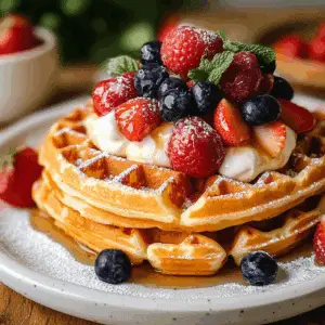 Greek Yogurt Waffles