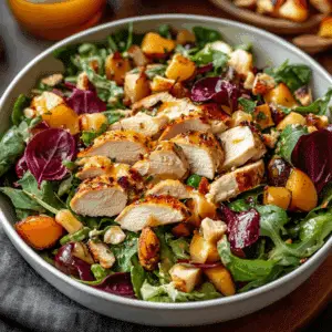 Harvest Chicken Salad with Maple Dijon Dressing