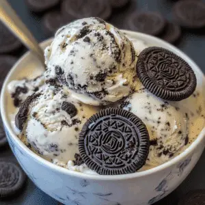 No Churn Oreo Ice Cream